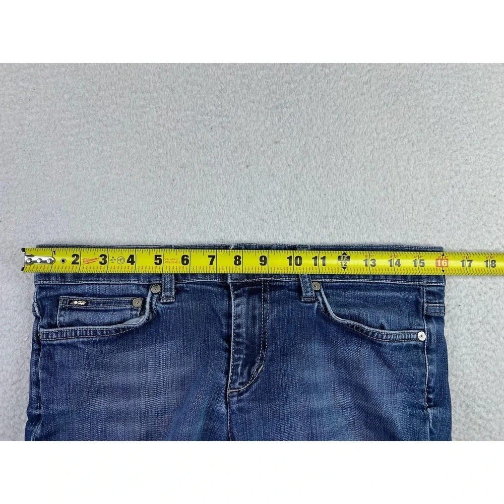 Joes Jeans Ankle Cigarette Slim Jeans Womens 30 Blue Mid Rise Stretch Denim